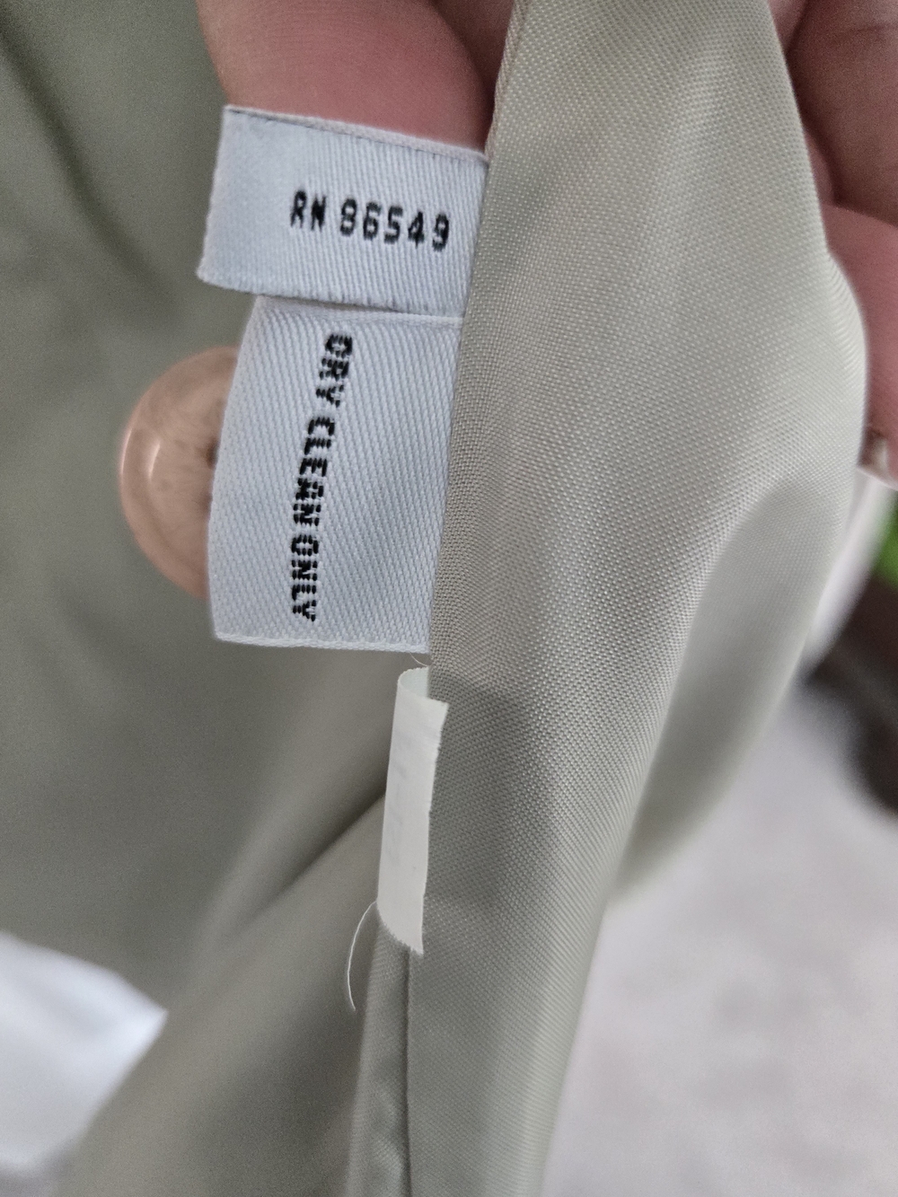 Bachrach Beige Single-Breasted Trench Coat - Picture 5 of 12
